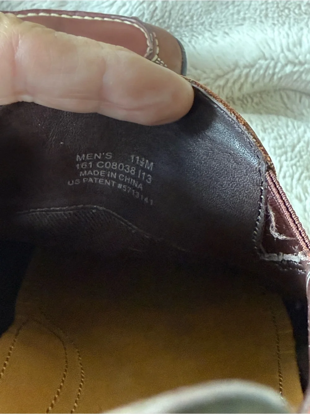 Cole Haan Mens Size 11.5 M Tucker Venetian Brown Loafer Moc Leather Loafers VGUC